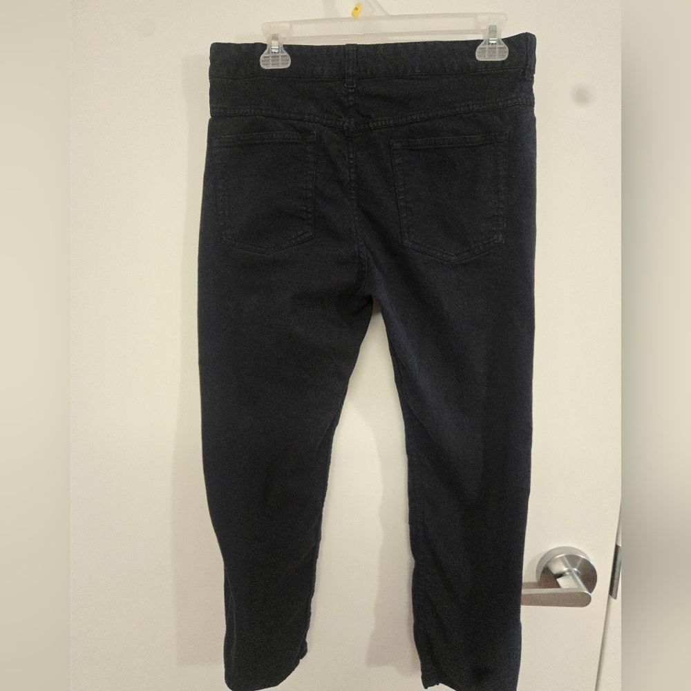 Isabel Marant Etoile Cropped Black Jeans Sz 42 - Picture 4 of 9